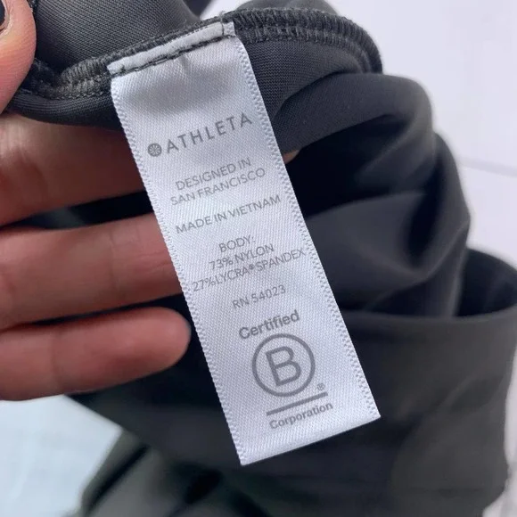 ✨[Athleta] Gray Stellar Trouser Ankle Zipper Size 4 Style 351310 - Picture 10 of 10